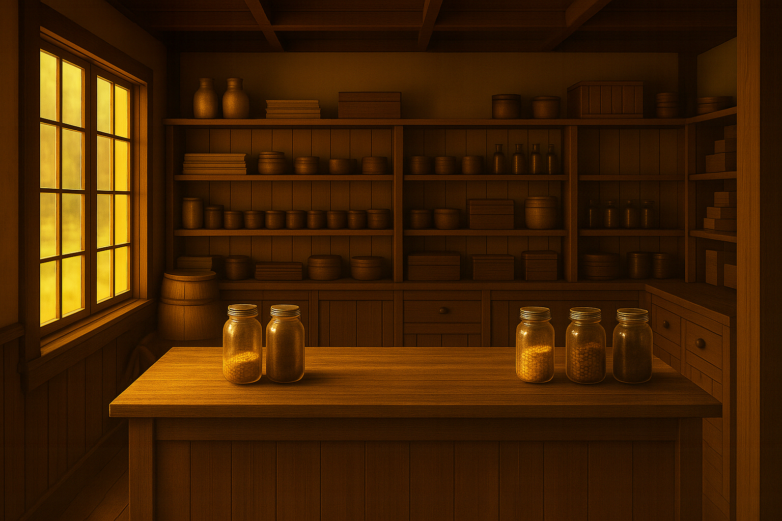 General Store Interior - Counter